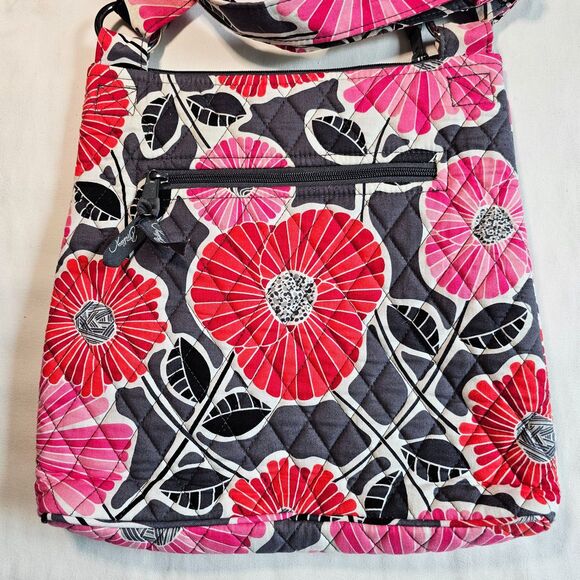 Vera Bradley Vintage Hipster Crossbody "Cherry Blossoms" Shoulder Purse Bag - Picture 3 of 9